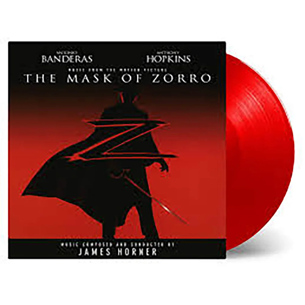 James Horner - Mask Of Zorro (Soundtrack) 2lp (BEPERKT ROOD, 750 stuks) Afbeelding 1