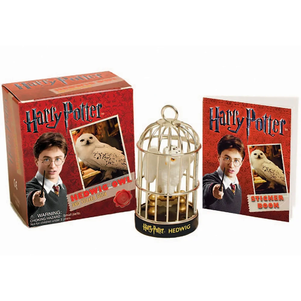 Harry Potter Hedwig uil en stickerboek miniset Afbeelding 1