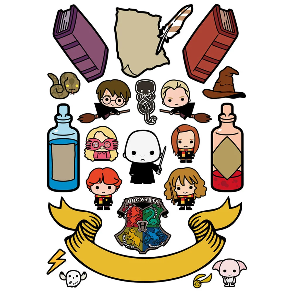 Officiële Harry Potter Set koelkastmagneten Afbeelding 1