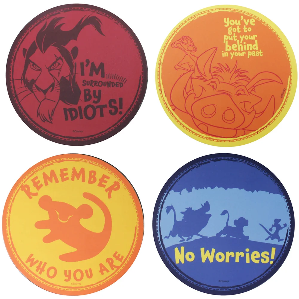 The Lion King Coaster Set Afbeelding 1