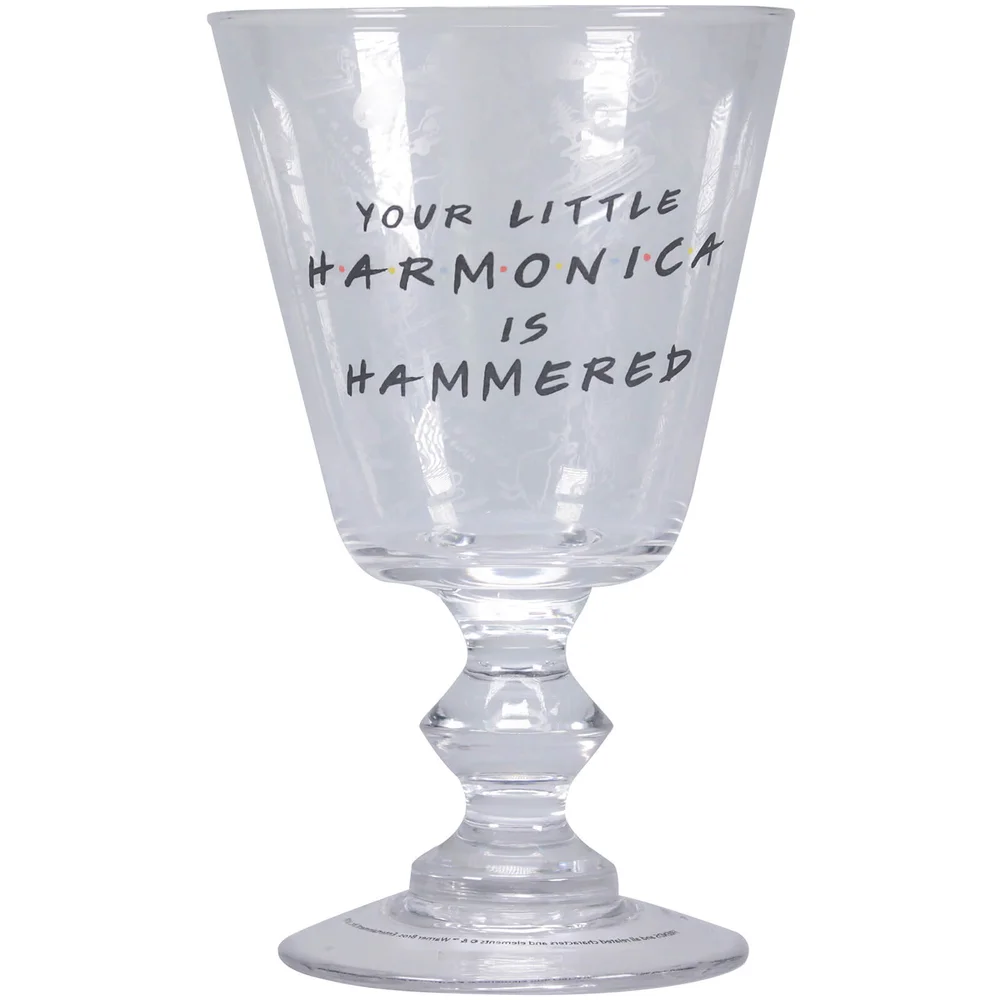 Friends Glass Goblet - Harmonica Afbeelding 1