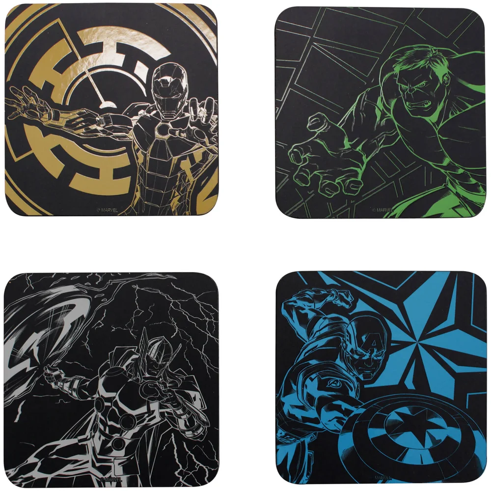 Marvel Avengers Coaster Set Afbeelding 1