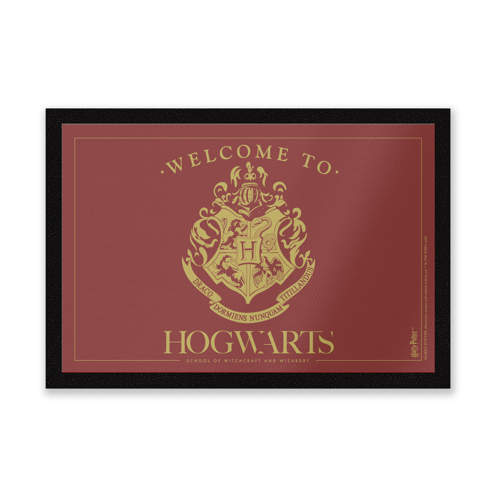 Harry Potter Welcome To Hogwarts mat Afbeelding 1