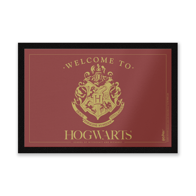 Harry Potter Welcome To Hogwarts mat
