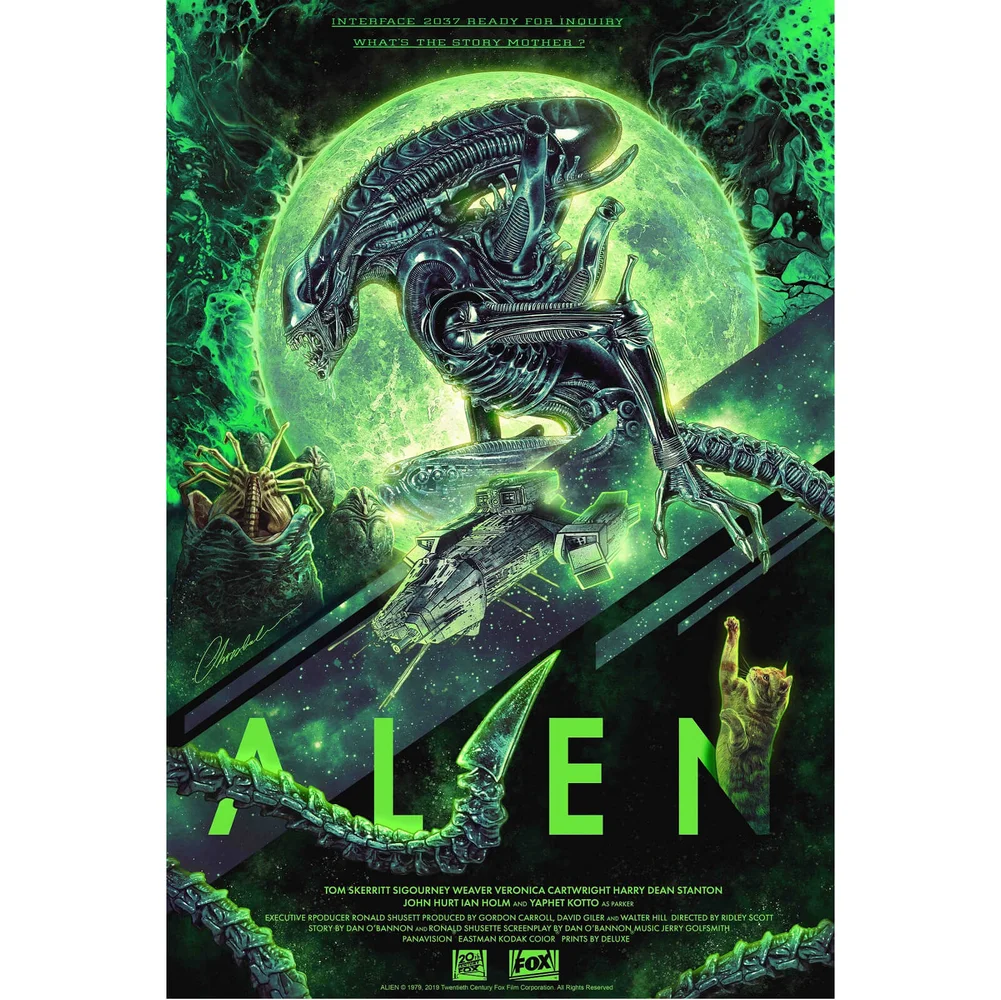 Alien Fine Art Giclee Afbeelding 1