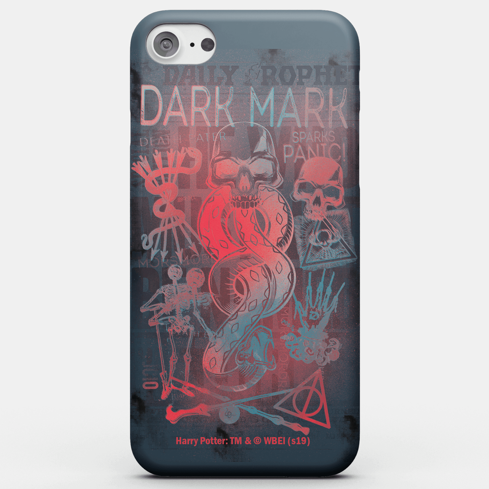 Harry Potter Phonecases Dark Mark telefoonhoesje - iPhone 5/5s - Snap case - mat Afbeelding 1
