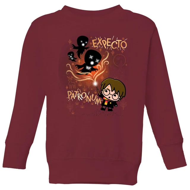 Harry Potter Kids Expecto Patronum kindertrui - Burgundy