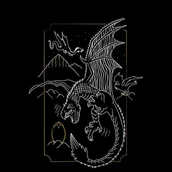Harry Potter Hungarian Horntail Dragon trui - Zwart