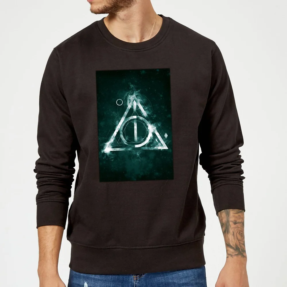 Harry Potter Hallows Painted trui - Zwart - S Afbeelding 1