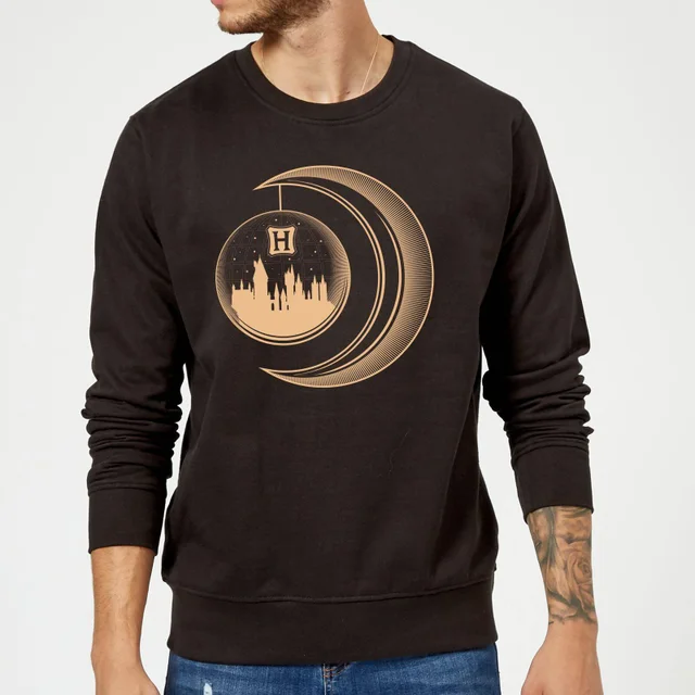 Harry Potter Globe Moon trui - Zwart