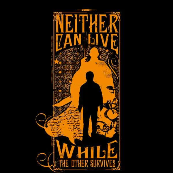 Harry Potter Neither Can Live trui - Zwart