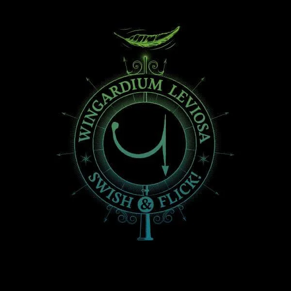 Harry Potter Wingardium Leviosa trui - Zwart