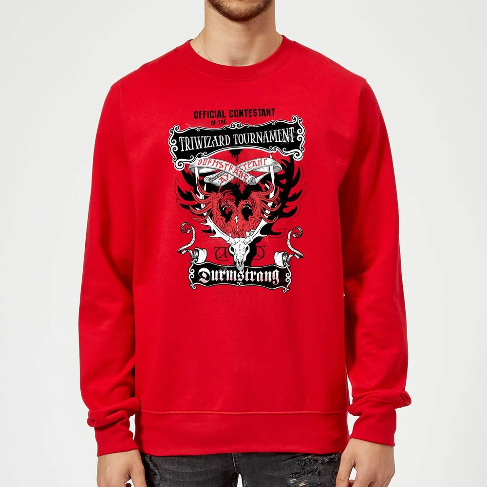 Harry Potter Triwizard Tournament Durmstrang trui - Rood - S Afbeelding 1