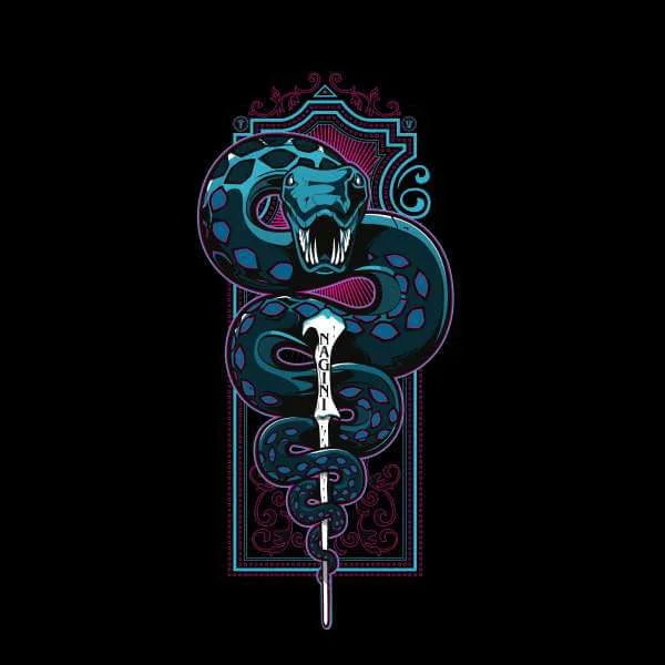 Harry Potter Nagini Neon trui - Zwart