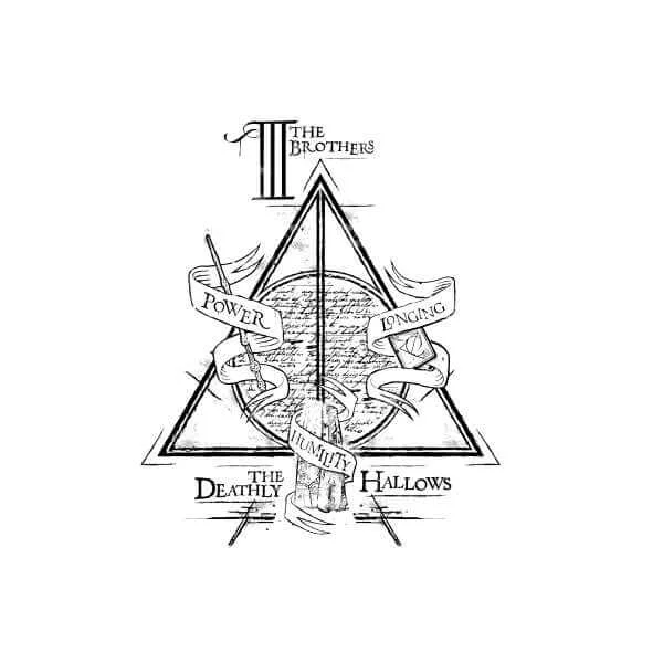 Harry Potter Three Dragons White trui - Wit
