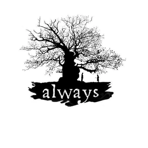 Harry Potter Always Tree trui - Wit