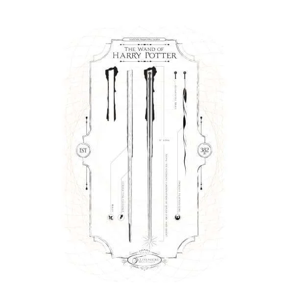 Harry Potter Wand Of Harry Potter trui - Wit