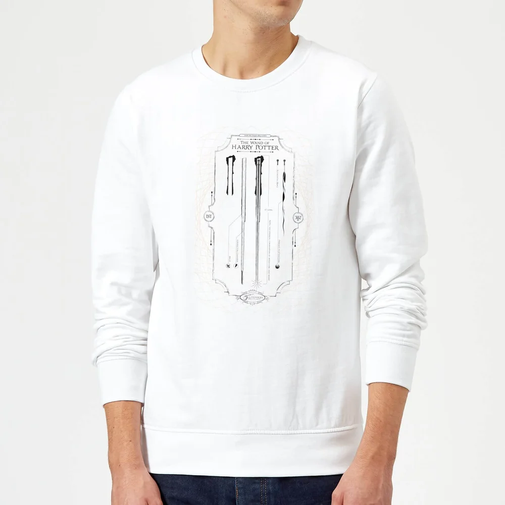 Harry Potter Wand Of Harry Potter trui - Wit - S Afbeelding 1