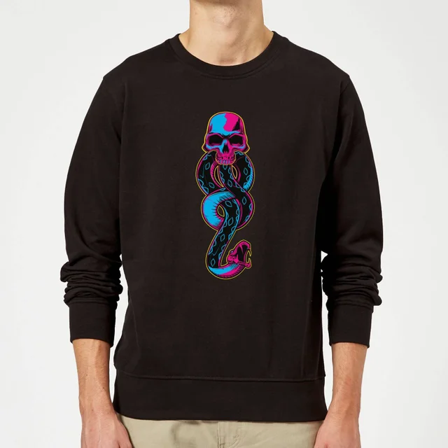 Harry Potter Dark Mark Neon trui - Zwart
