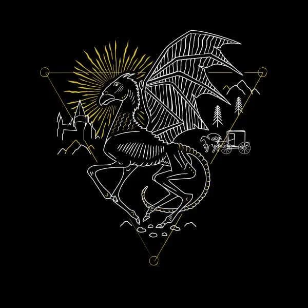 Harry Potter Thestral trui - Zwart