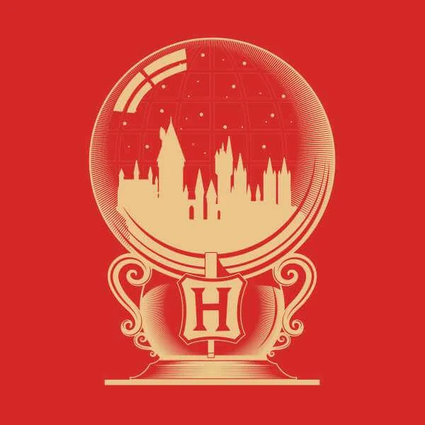 Harry Potter Hogwarts Snowglobe trui - Rood