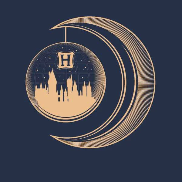 Harry Potter Globe Moon t-shirt - Navy