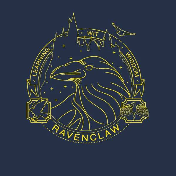 Harry Potter Ravenclaw Raven Badge t-shirt - Navy