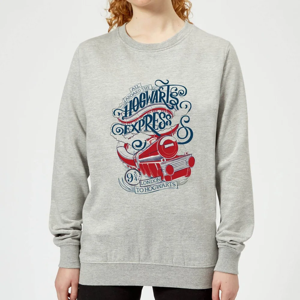 Harry Potter Hogwarts Express dames trui - Grijs - 3XL Afbeelding 1