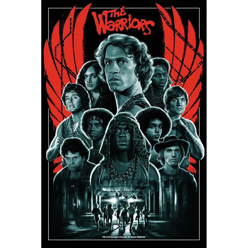 The Warriors '40th Anniversary' Screenprint - Zavvi Exclusive Afbeelding 1