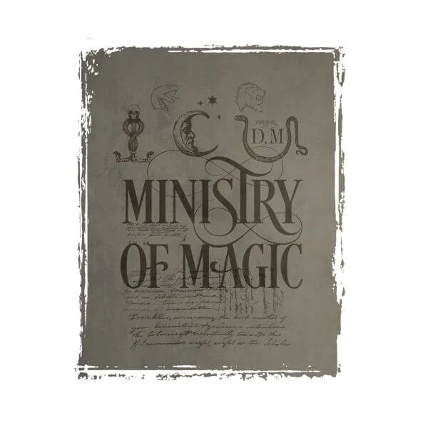 Harry Potter Ministry Of Magic dames t-shirt - Wit