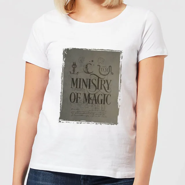 Harry Potter Ministry Of Magic dames t-shirt - Wit