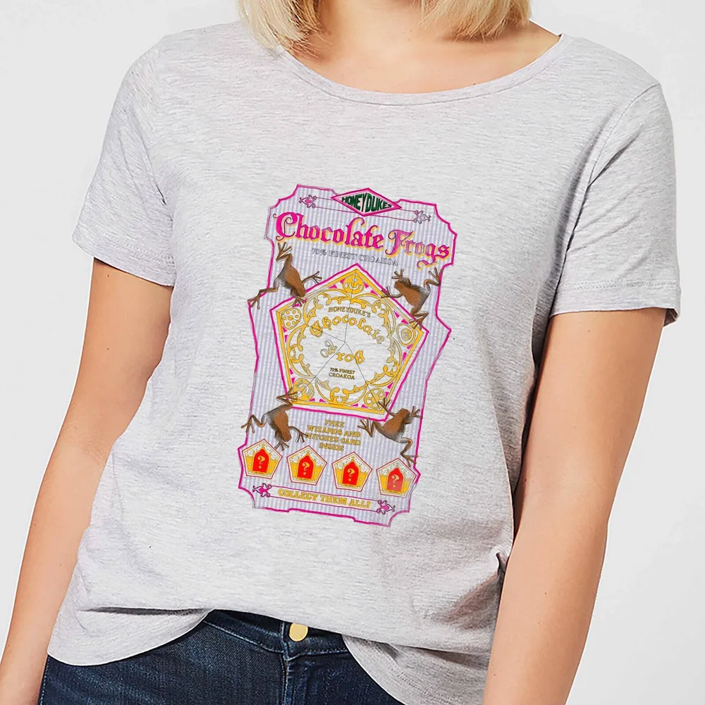 Harry Potter Chocolate Frog dames t-shirt - Grijs - XS Afbeelding 1