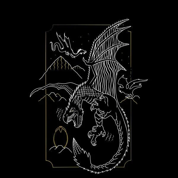 Harry Potter Hungarian Horntail Dragon dames t-shirt - Zwart