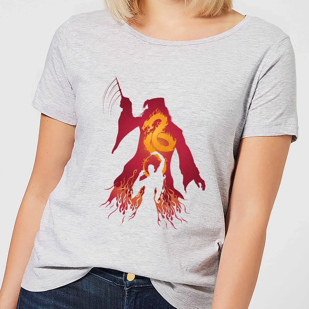 Harry Potter Dumbledore Voldermort dames t-shirt - Grijs - XS Afbeelding 1