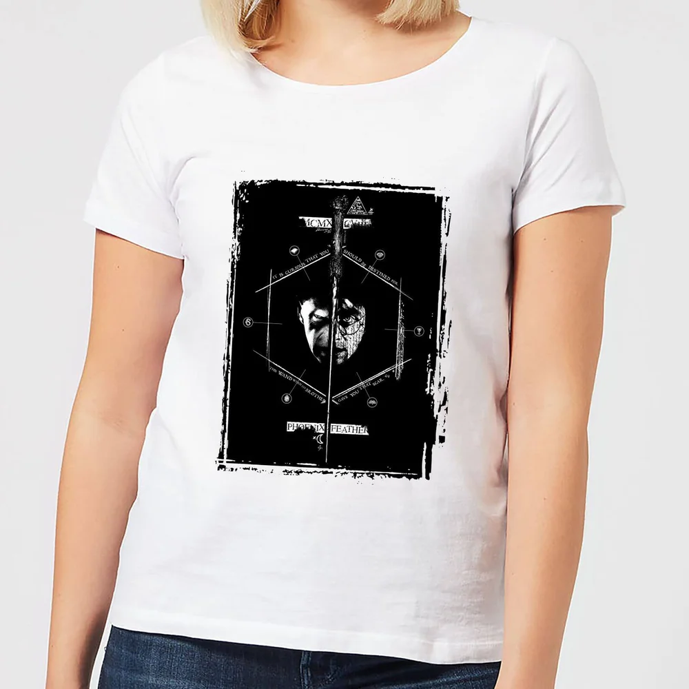 Harry Potter Harry Voldermort Wand dames t-shirt - Wit - S Afbeelding 1