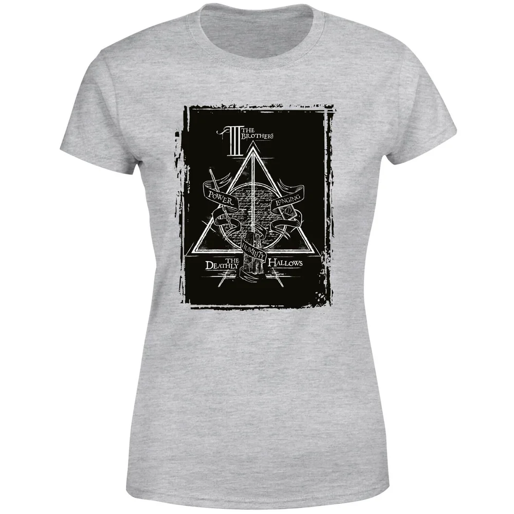 Harry Potter Three Brothers dames t-shirt - Grijs - XS Afbeelding 1