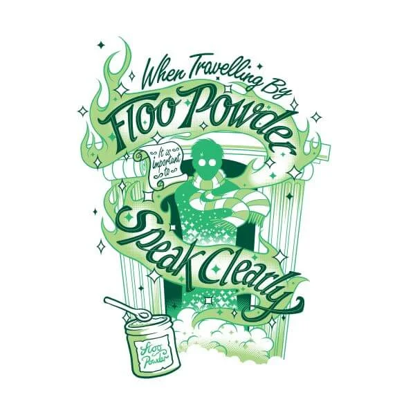 Harry Potter Floo Powder dames t-shirt - Wit