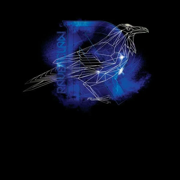 Harry Potter Ravenclaw Geometric dames t-shirt - Zwart