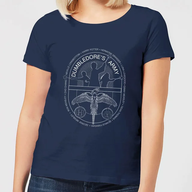 Harry Potter Dumbledore's Army dames t-shirt - Navy