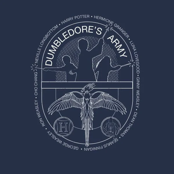 Harry Potter Dumbledore's Army dames t-shirt - Navy