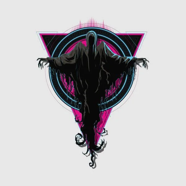 Harry Potter Dementor Neon dames t-shirt - Grijs