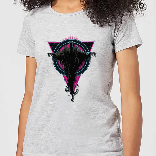 Harry Potter Dementor Neon dames t-shirt - Grijs