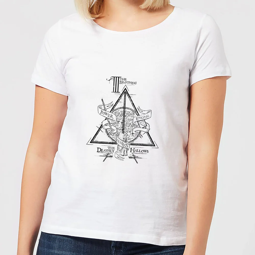 Harry Potter Three Dragons White dames t-shirt - Wit - S Afbeelding 1