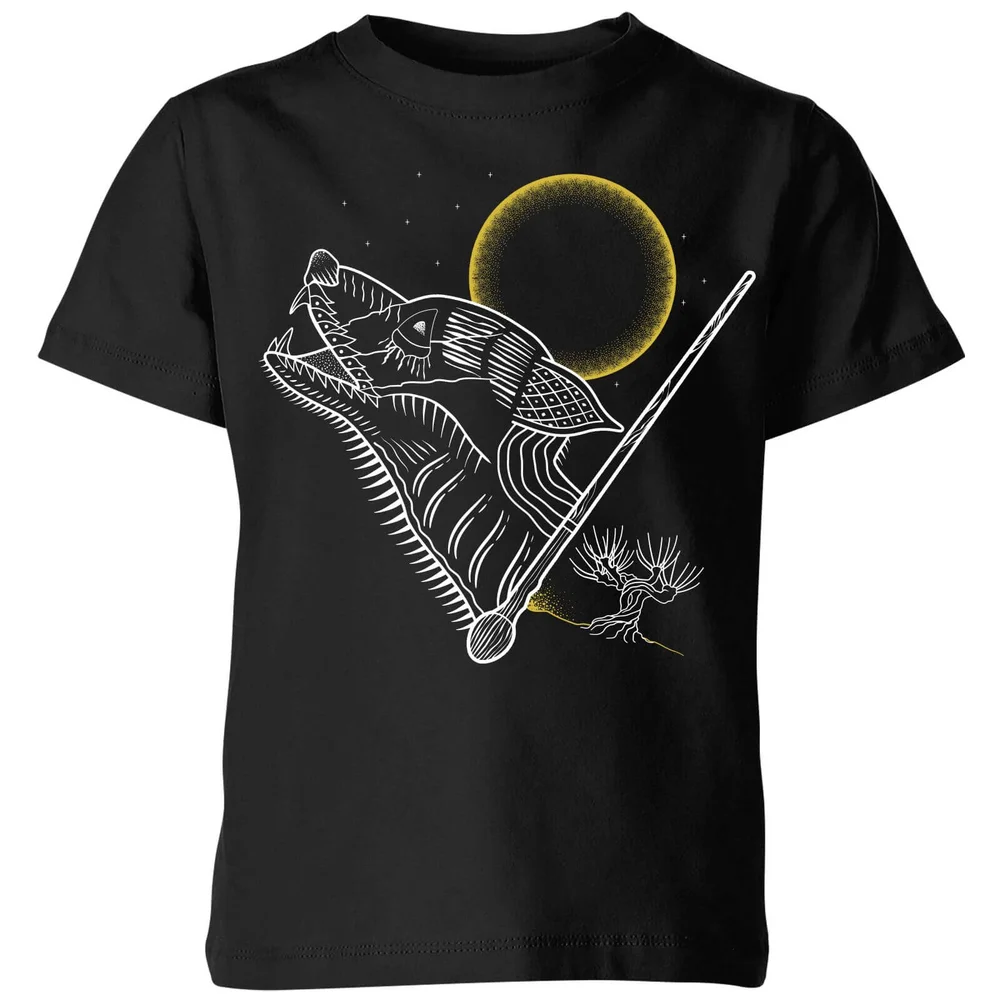 Harry Potter Lupin kinder t-shirt - Zwart - 98/104 (3-4 jaar) Afbeelding 1