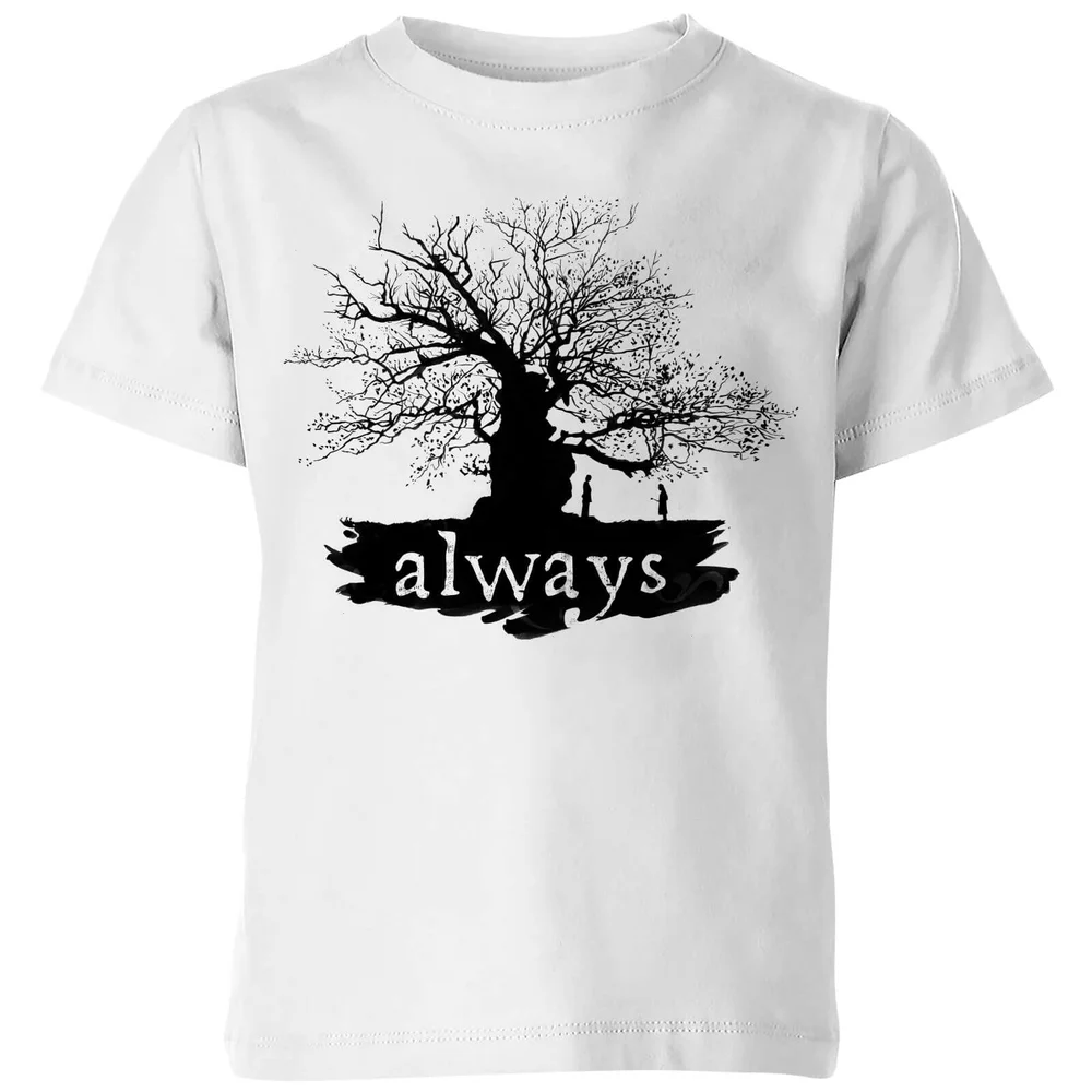 Harry Potter Always Tree kinder t-shirt - Wit - 98/104 (3-4 jaar) Afbeelding 1