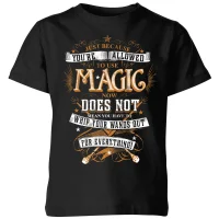 Harry Potter Whip Your Wands Out kinder t-shirt - Zwart