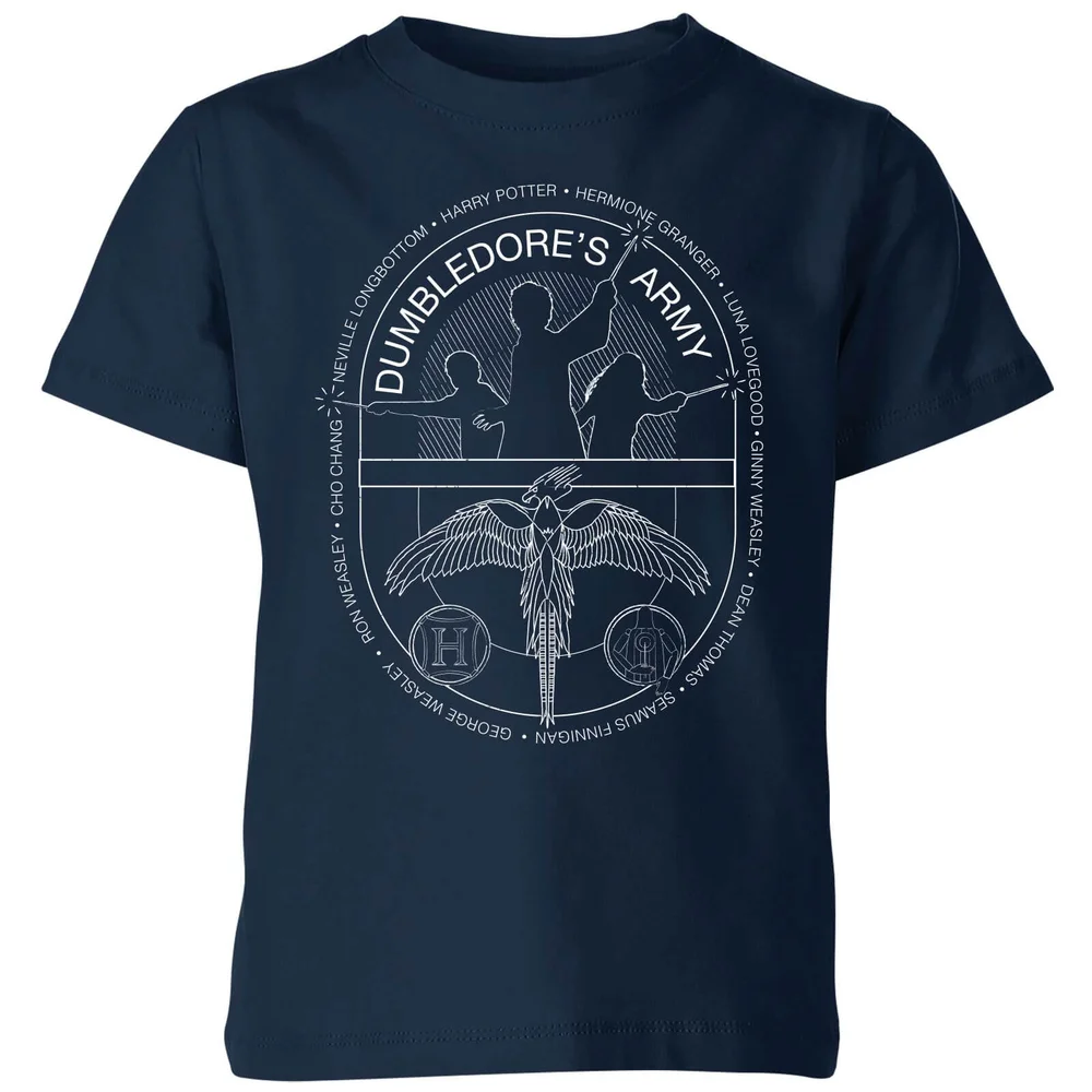 Harry Potter Dumbledore's Army kinder t-shirt - Navy - 98/104 (3-4 jaar) Afbeelding 1