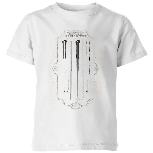 Harry Potter Wand Of Harry Potter kinder t-shirt - Wit
