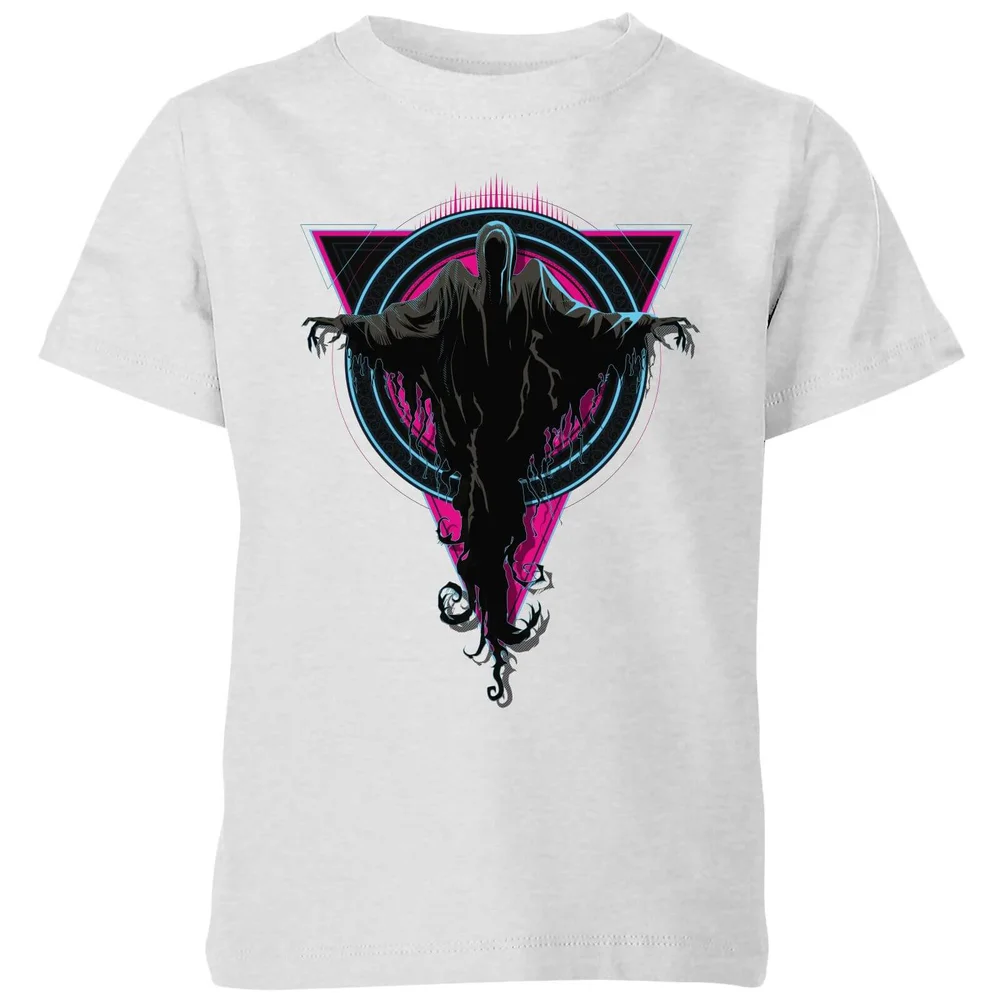 Harry Potter Dementor Neon kinder t-shirt - Grijs - 98/104 (3-4 jaar) Afbeelding 1