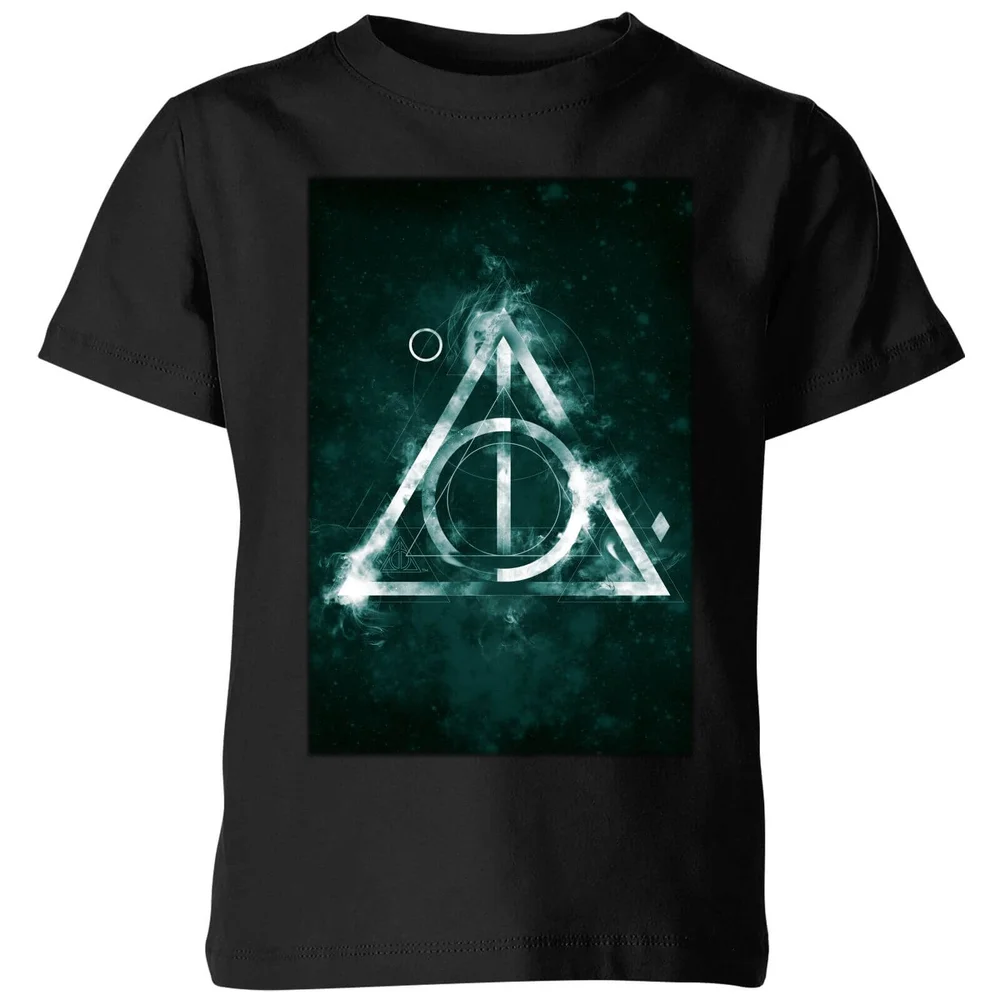 Harry Potter Hallows Painted kinder t-shirt - Zwart - 98/104 (3-4 jaar) Afbeelding 1